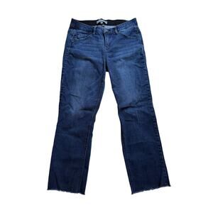 Wit & Wisdom Jeans Women's 6 Blue Straight Crop